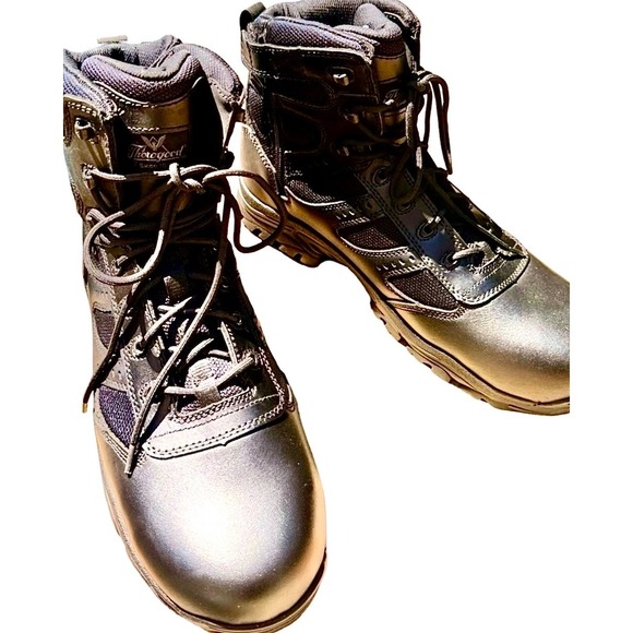 Thorogood 6" Duce Tactical Boots Mens 12w Side Zip Waterproof Composite Toe Astm